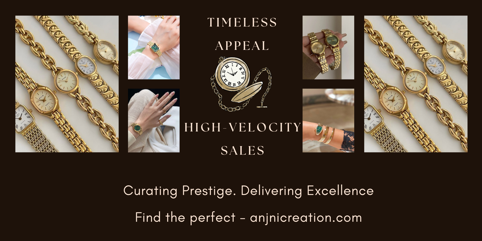 Kiyu Ziyu By Anjni Creation Anti Tarnish Gold Plated Watch