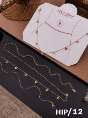 Anti Tarnish Waist Chain HIP12