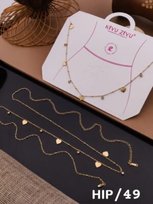 Anti Tarnish Waist Chain HIP49