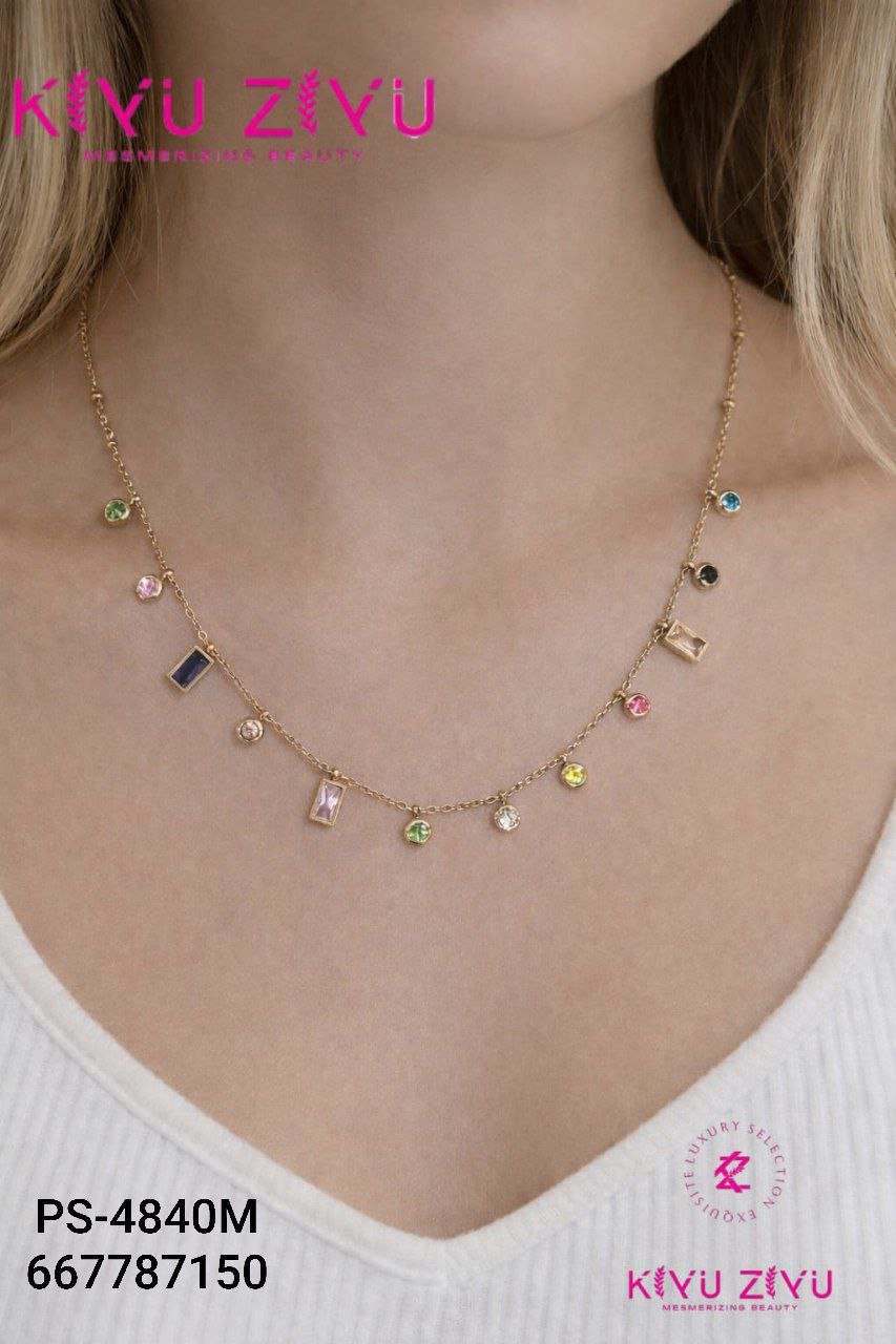 PS-4840M Anti-Tarnish Stainless Steel Necklace