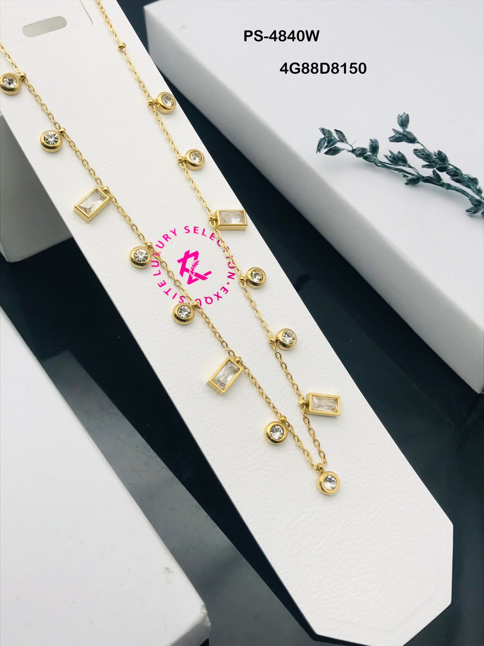 PS-4840W Anti-Tarnish Stainless Steel Necklace