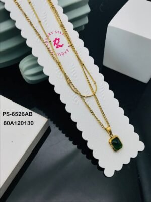 PS-6526AB Anti-Tarnish Stainless Steel Necklace