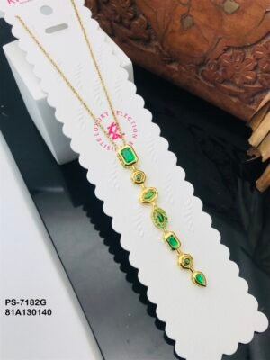 PS-7182G Anti-Tarnish Stainless Steel Necklace