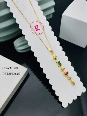 PS-7182N Anti-Tarnish Stainless Steel Necklace
