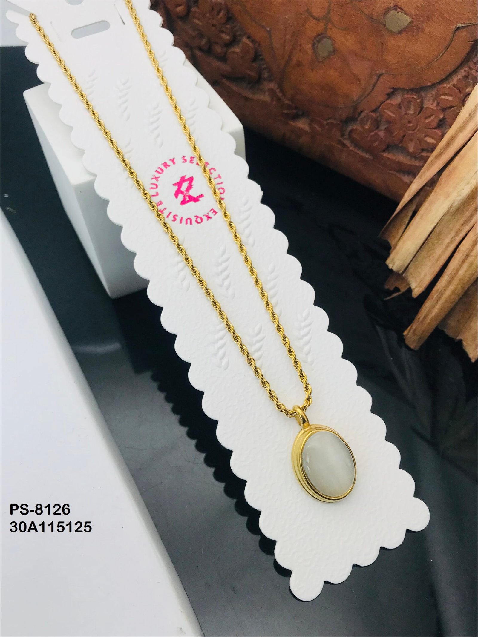 PS-8126 Anti-Tarnish Stainless Steel Necklace