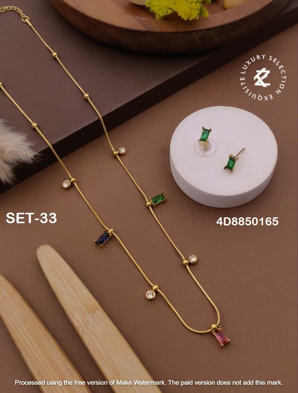 SET-33 Anti-Tarnish Stainless Steel Combo Set