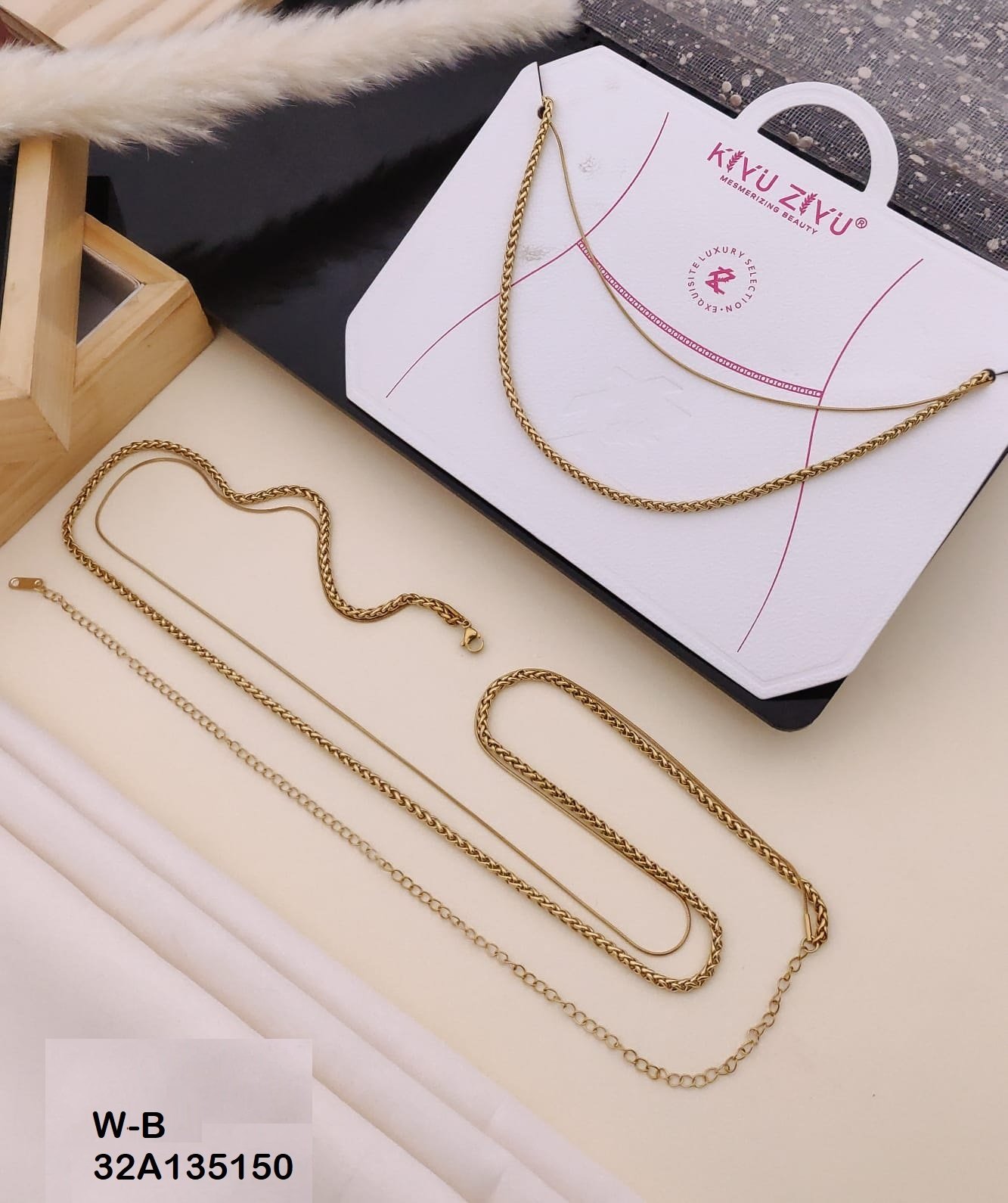 W-B Anti-Tarnish Stainless Steel Waist Chain