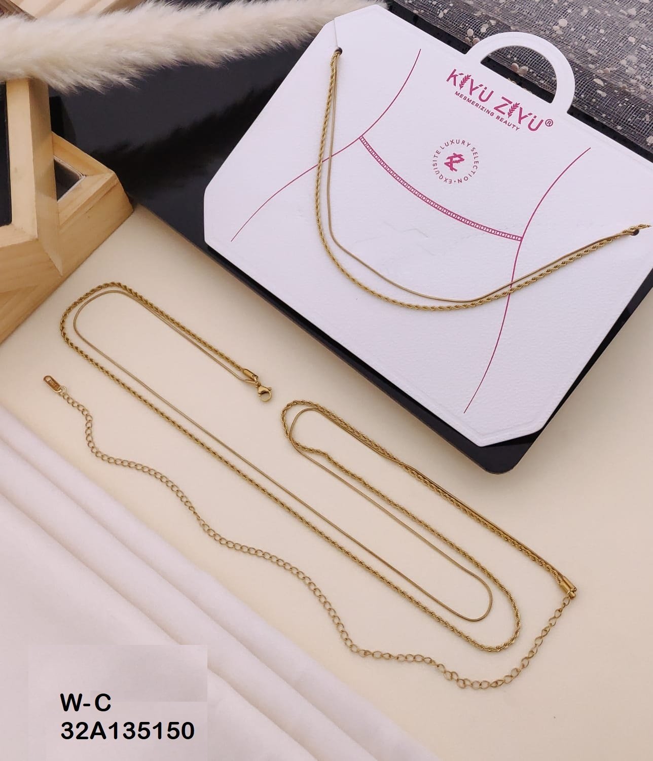 W-C Anti-Tarnish Stainless Steel Waist Chain