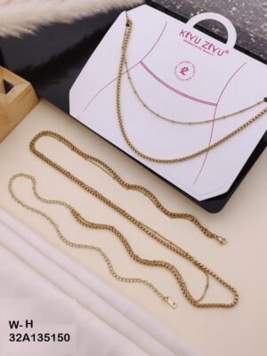 W-H Anti-Tarnish Stainless Steel Waist Chain