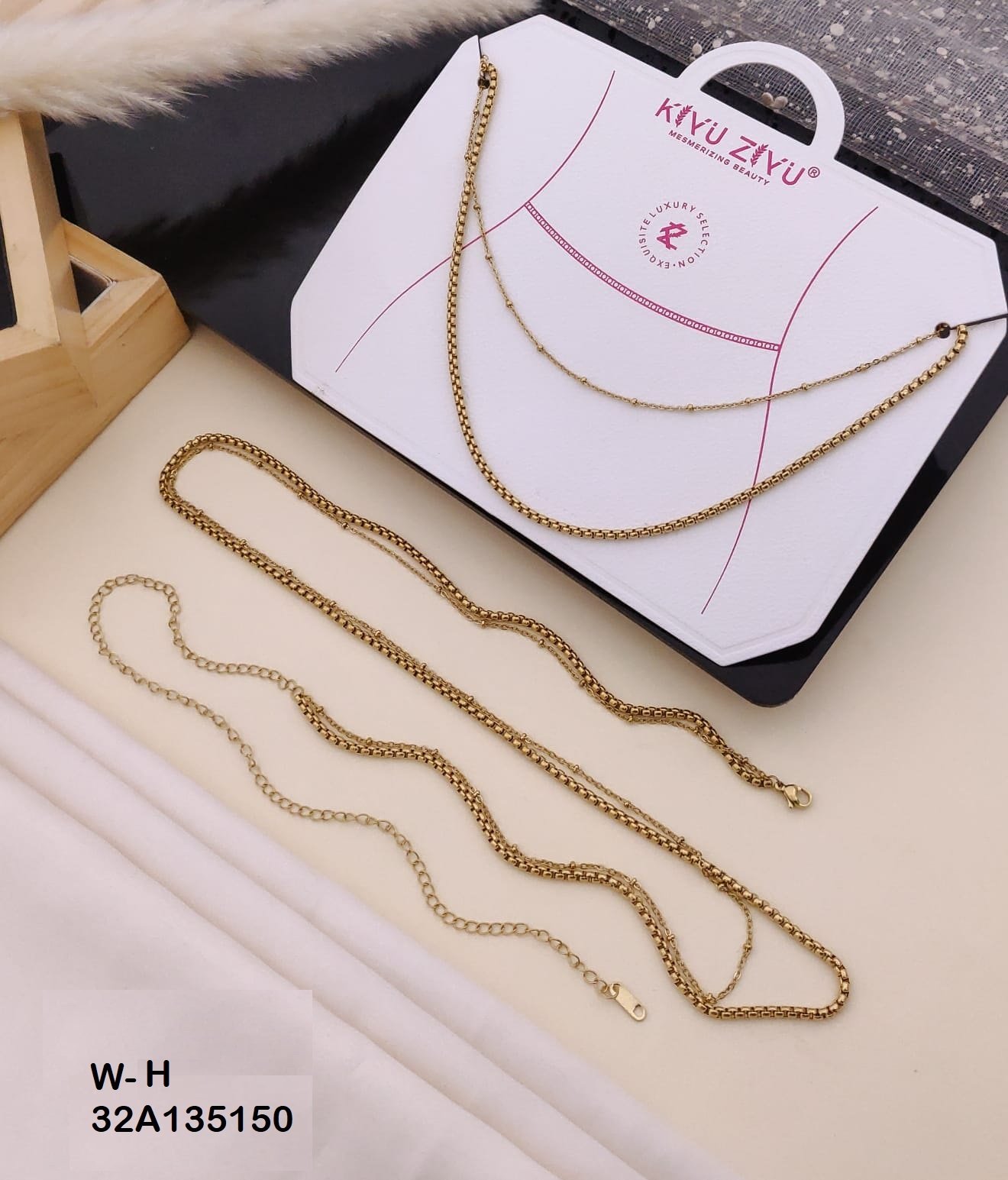 W-H Anti-Tarnish Stainless Steel Waist Chain