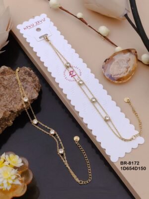 BR-8172 Anti-Tarnish Stainless Steel Chain Bracelets