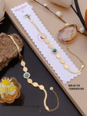 BR-8176 Anti-Tarnish Stainless Steel Chain Bracelets