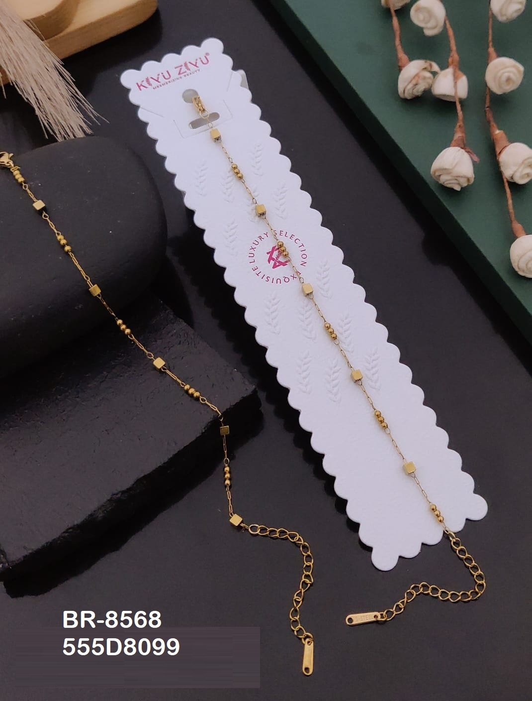 BR-8568 Anti-Tarnish Stainless Steel Chain Bracelets