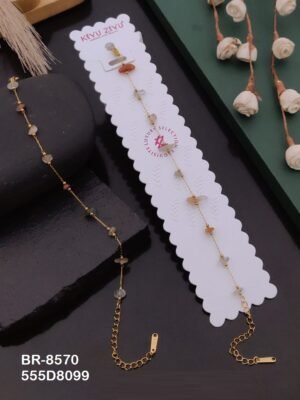 BR-8570 Anti-Tarnish Stainless Steel Chain Bracelets