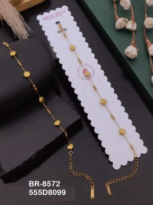 BR-8572 Anti-Tarnish Stainless Steel Chain Bracelets
