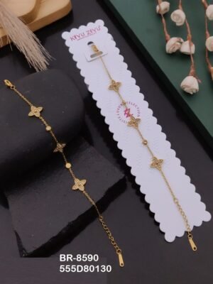 BR-8590 Anti-Tarnish Stainless Steel Chain Bracelets