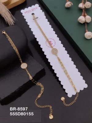 BR-8597 Anti-Tarnish Stainless Steel Chain Bracelets
