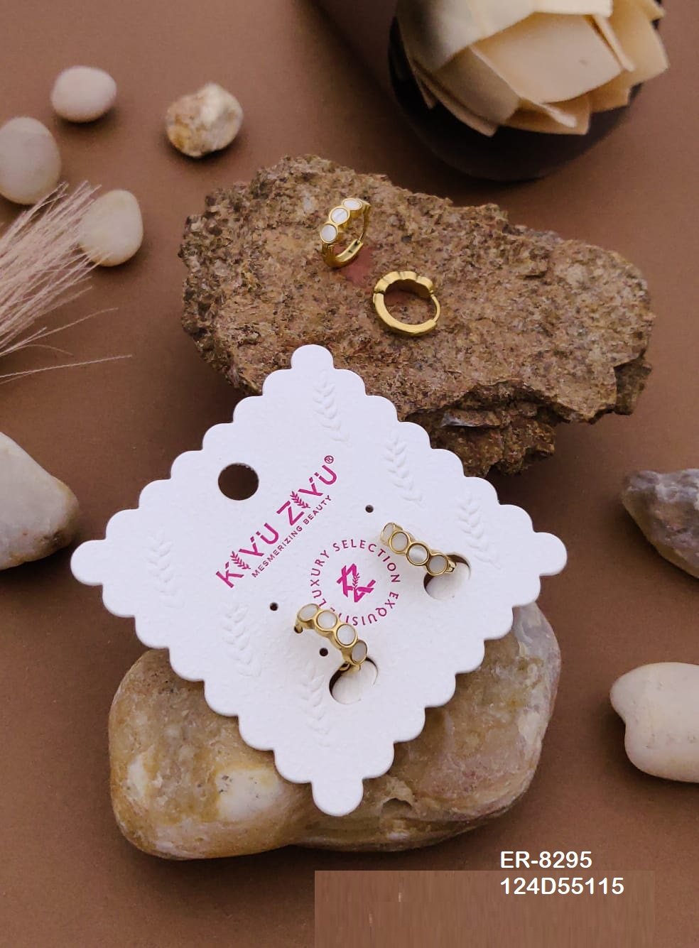 ER-8295 Anti-Tarnish Stainless Steel Earrings