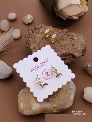 ER-8297 Anti-Tarnish Stainless Steel Earrings