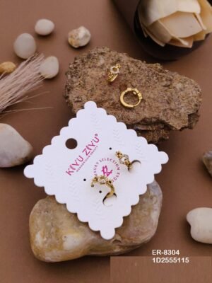 ER-8304 Anti-Tarnish Stainless Steel Earrings