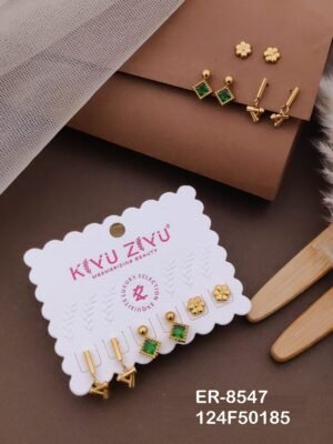 ER-8547 Anti-Tarnish Stainless Steel Earrings