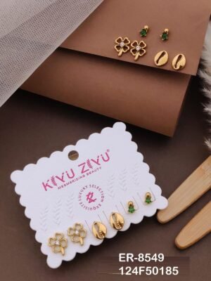 ER-8549 Anti-Tarnish Stainless Steel Earrings