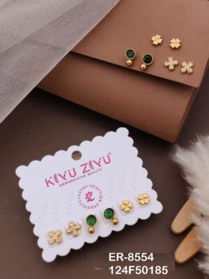 ER-8554 Anti-Tarnish Stainless Steel Earrings