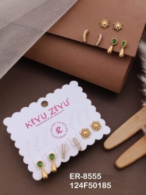 ER-8555 Anti-Tarnish Stainless Steel Earrings