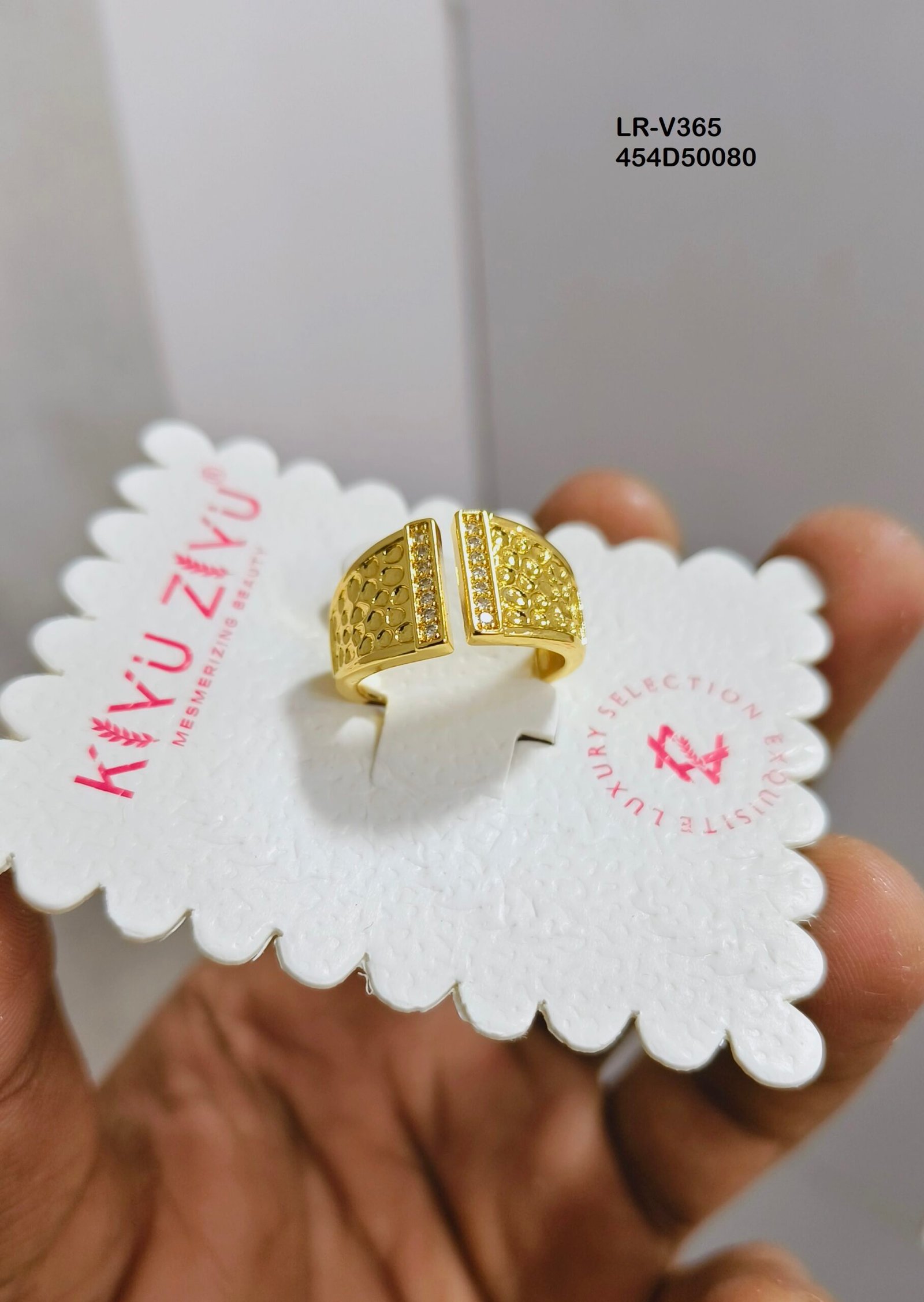 LR-V365 Anti-Tarnish Stainless Steel Rings