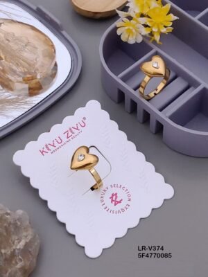 LR-V374 Anti-Tarnish Stainless Steel Rings