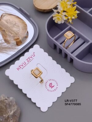 LR-V377 Anti-Tarnish Stainless Steel Rings