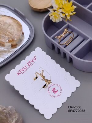 LR-V386 Anti-Tarnish Stainless Steel Rings