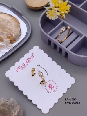 LR-V390 Anti-Tarnish Stainless Steel Rings