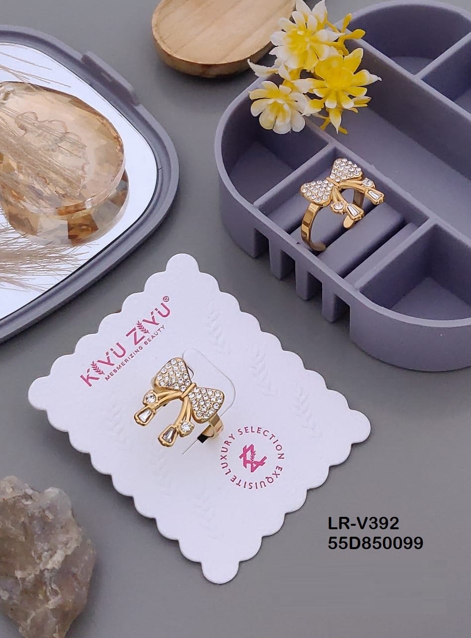 LR-V392 Anti-Tarnish Stainless Steel Rings