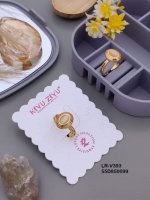 LR-V393 Anti-Tarnish Stainless Steel Rings