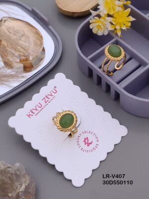 LR-V407 Anti-Tarnish Stainless Steel Rings