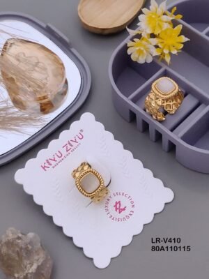 LR-V410 Anti-Tarnish Stainless Steel Rings