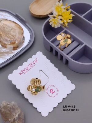 LR-V412 Anti-Tarnish Stainless Steel Rings