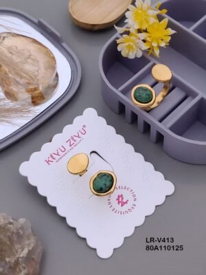 LR-V413 Anti-Tarnish Stainless Steel Rings