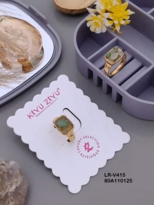 LR-V415 Anti-Tarnish Stainless Steel Rings