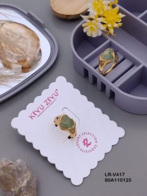 LR-V417 Anti-Tarnish Stainless Steel Rings