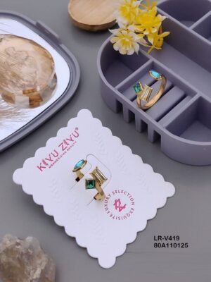 LR-V419 Anti-Tarnish Stainless Steel Rings