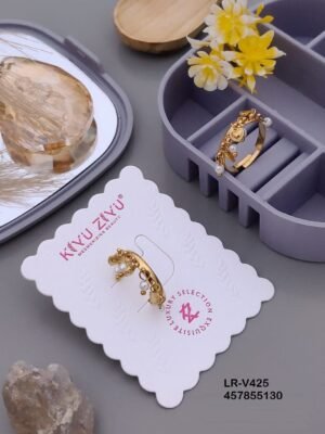 LR-V425 Anti-Tarnish Stainless Steel Rings