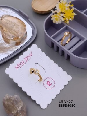 LR-V427 Anti-Tarnish Stainless Steel Free Size Rings