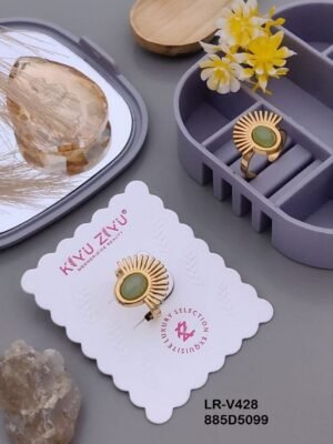 LR-V428 Anti-Tarnish Stainless Steel Free Size Rings