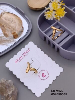 LR-V429 Anti-Tarnish Stainless Steel Free Size Rings