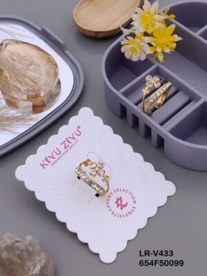 LR-V433 Anti-Tarnish Stainless Steel Free Size Rings