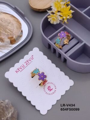 LR-V434 Anti-Tarnish Stainless Steel Free Size Rings