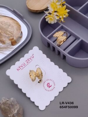 LR-V436 Anti-Tarnish Stainless Steel Free Size Rings