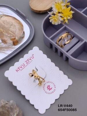 LR-V440 Anti-Tarnish Stainless Steel Free Size Rings